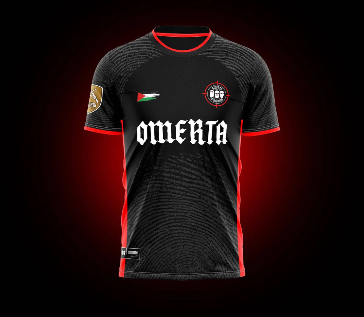 Omerta Jersey Black & Red