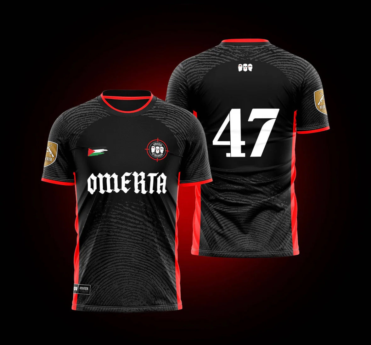 Omerta Jersey Black & Red